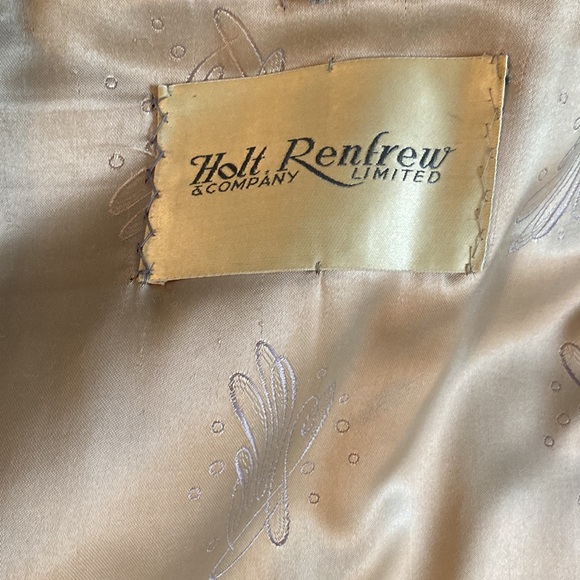 Vintage Holt Renfrew fur/wool coat - Picture 12 of 13